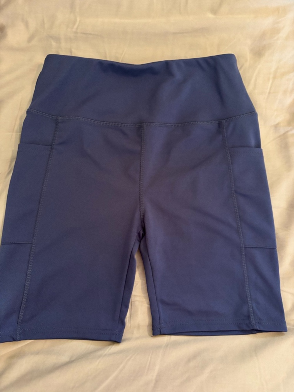Starting Point High Waist Navy Blue WOMENS Size Small Biker Shorts!